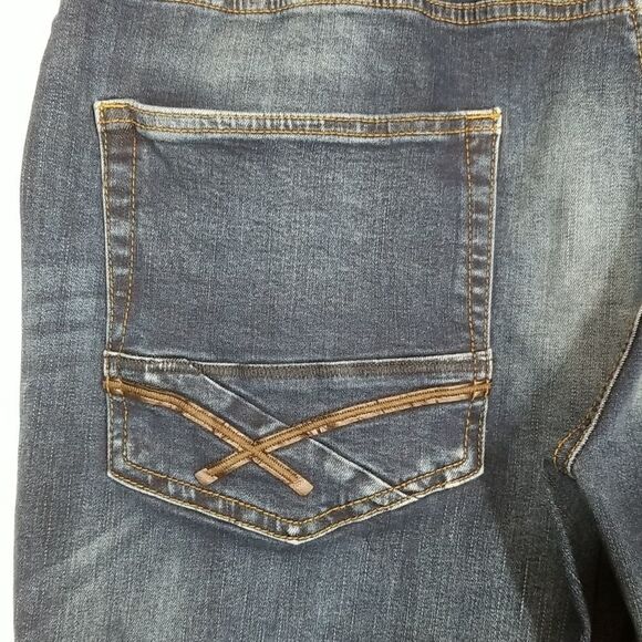 Jeaniologie Jeans Womens Blue  Size 40  Button And Zipper Closure 5 Pockets - Picture 8 of 10